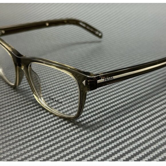PRADA Transparent Brown Men's 54 mm Eyeglasses